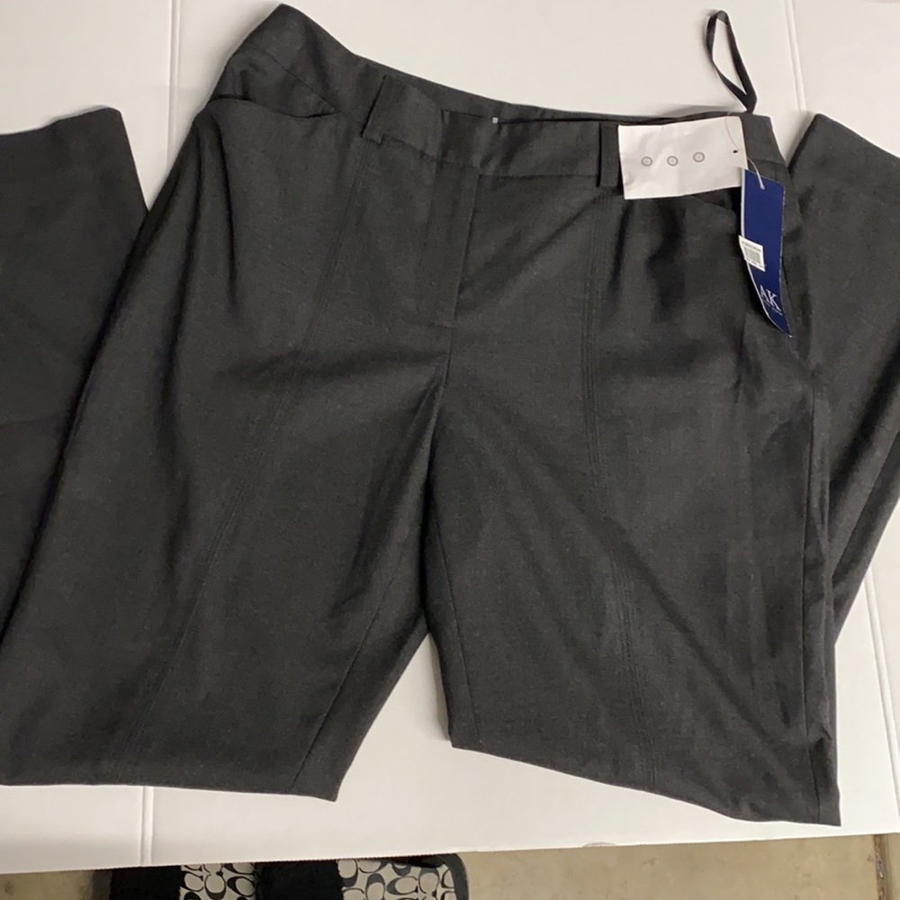 Anne Klein charcoal work pants